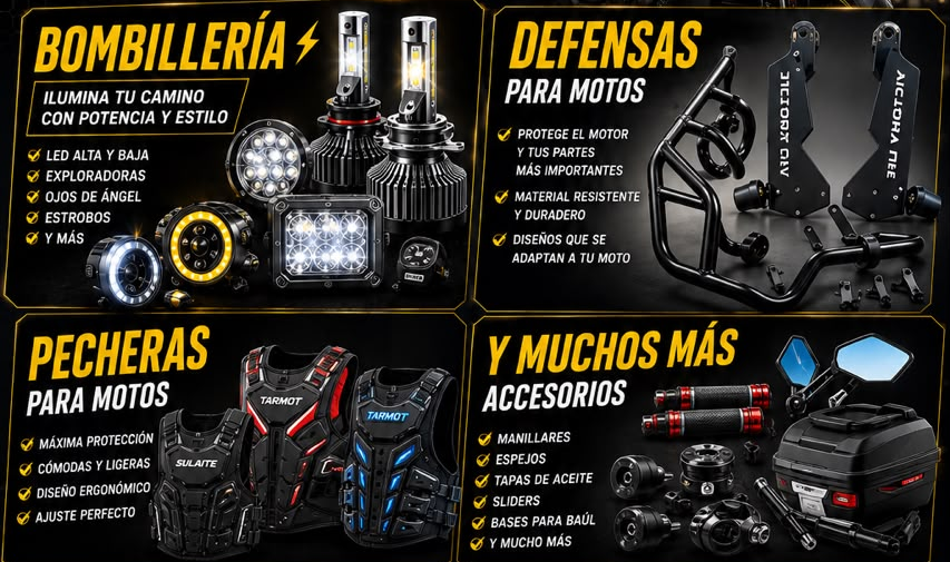 Lujos Motopart - accesorios para moto